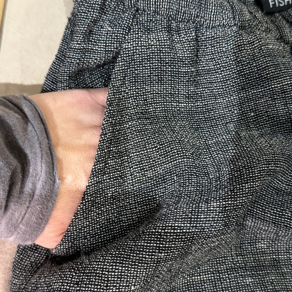 Eileen Fisher Womens Maxi Skirt XS Charcoal Linen Blend Capsule Classic Casual - Picture 4 of 8